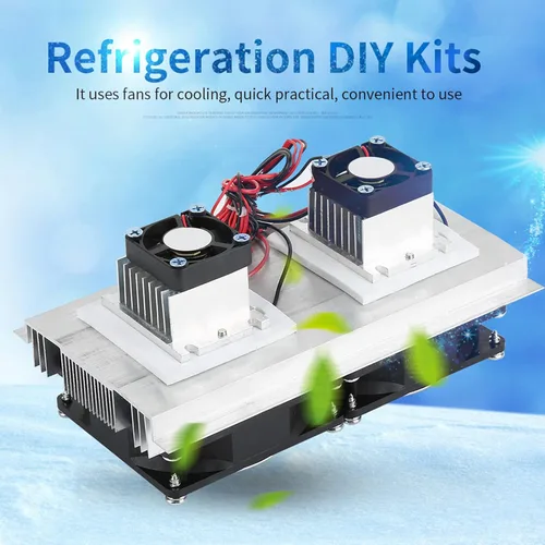 Vista 8 de Enfriador termoeléctrico, enfriador de semiconductores, dispositivo de refrigeración de semiconductores Enfriador termoeléctrico 12A 12V DIY Mini