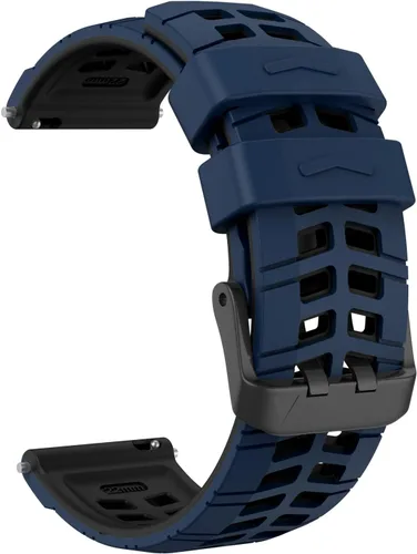 Vista 9 de OVERSTEP Correa de silicona de 0.866 in compatible con Garmin Vivoactive 4, Venu 2, Forerunner 265, 255, Samsung Gear S3 Frontire, Galaxy Watch