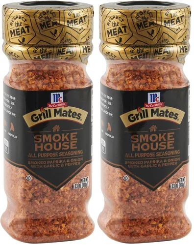 Vista 12 de McCormick Grill Mates Coarse Black Pepper & Flake Salt Grilling Seasoning, 5.71 oz