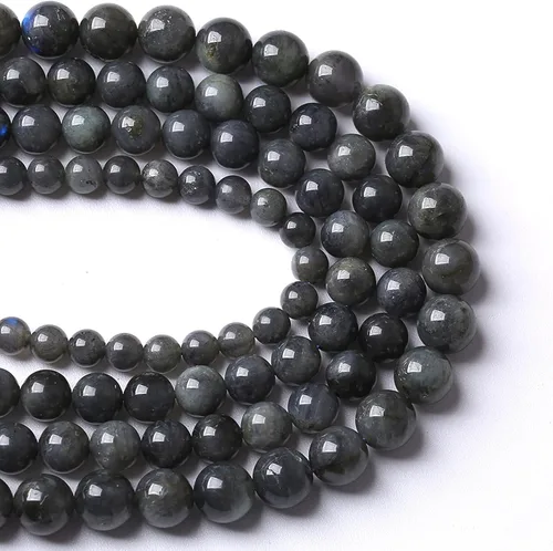 Vista 68 de 4MM 88 piezas de cuentas sueltas de piedra natural verde turquesa africana para hacer pulseras y collares de bricolaje