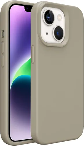 Vista 75 de Funda de silicona prémium para iPhone SE/8/7, con forro de microfibra suave antiarañazos, a prueba de golpes, color negro, iPhone SE/8/7