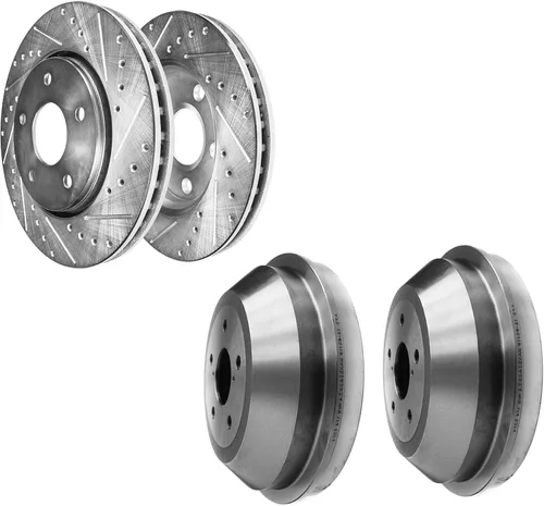 Vista 16 de Detroit Axle - Rotores de freno traseros para Toyota GR Supra BMW 230i 330e 330i 430i 530i 530i 530e 540d 540i xDrive X3 X4 Z4, rotores de freno