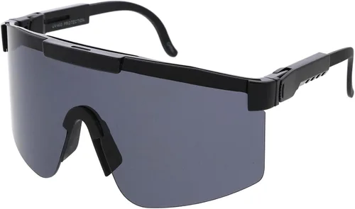 Vista 3 de zeroUV D266 - Gafas de sol con panel lateral futurista Cyberpunk