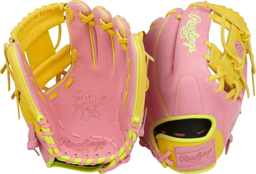 Vista 10 de Rawlings Guantes de béisbol Heart of The Hide Modelos juveniles de ajuste de contorno Desmontaje avanzado Tamaños de 11.5 a 12.5 pulgadas