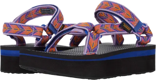 Vista 12 de Sandalia Teva de plataforma universal para mujer Balance Oliva Quemada