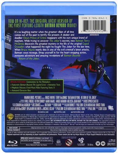Vista 2 de Batman Beyond Return of the Joker Blu-ray