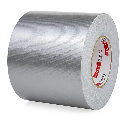 Vista 10 de JIALAI HOME Cinta adhesiva ancha, grado industrial negra de 5 pulgadas x 55 yardas (164 pies), 9 mil de alta resistencia, impermeable, fuerte