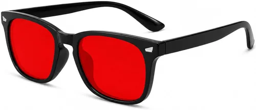 Vista 9 de Blue Light Blocking Glasses for Gaming Sleep&Computer–99.9% Filter Red/Amber Lens Anti Glare UV400 for Men Women
