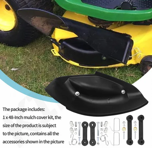 Vista 3 de GY20417 Kit de cubierta de mantillo de 48 pulgadas compatible con tractores de césped John D-eere para cortacéspedes 145 155C L120 L130 LA130 LA140
