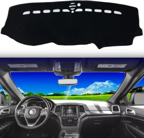 Vista 6 de Tapete para tablero de salpicadero de automóvil, compatible con Chevrolet Malibu 8th 2013 2014 2015, conducción a la izquierda..