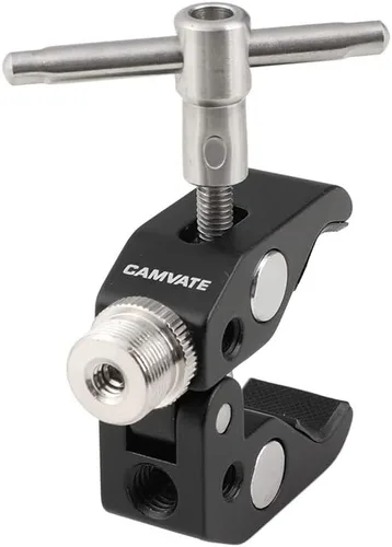 Vista 2 de CAMVATE Abrazadera cangrejo con rosca 5/8"-27 para micrófonos - 1190