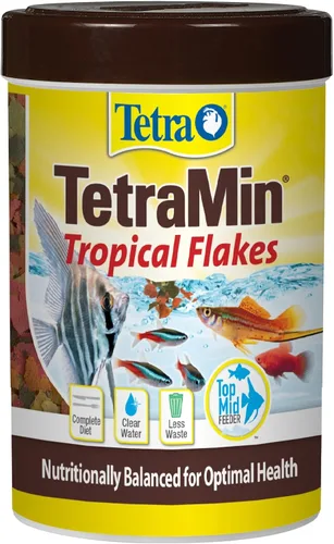 Vista 17 de TetraMin Alimento en escamas tropicales nutricionalmente equilibrado para peces tropicales, 7.06 onzas (paquete de 1)