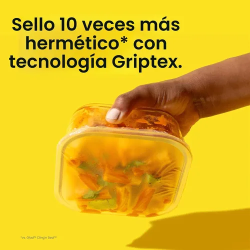 Vista 2 de Glad Press'N Seal - Rollo de plástico para alimentos, rollo de 70 pies cuadrados (el paquete puede variar)