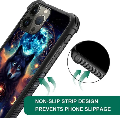 Vista 806 de Funda compatible con iPhone 15, diseño de elefantes africanos, diseño increíble a prueba de golpes, antiarañazos, carcasa trasera de policarbonato