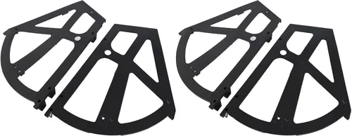 Vista 6 de Cerniere Scarpiera, bisagras de gabinete zapatos de una sola capa partes marcos de repuesto de metal 4 fijaciones dos capas soporte estante hemnes