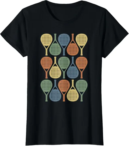 Vista 50 de Vintage Retro Padel Camiseta de Padel Sports Lover