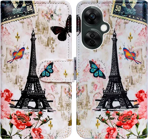 Vista 21 de Bcov Funda para Oneplus Nord N30 5G, diseño de pájaro negro y verde con tapa para teléfono con ranura para tarjeta y soporte para OnePlus Nord N30 5G