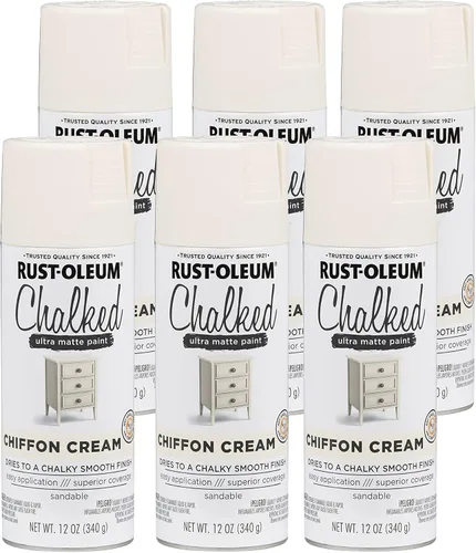 Vista 66 de Rust-Oleum 302592 - Pintura a la tiza en aerosol ultramate de 12 onzas (paquete de 1), color gris envejecido