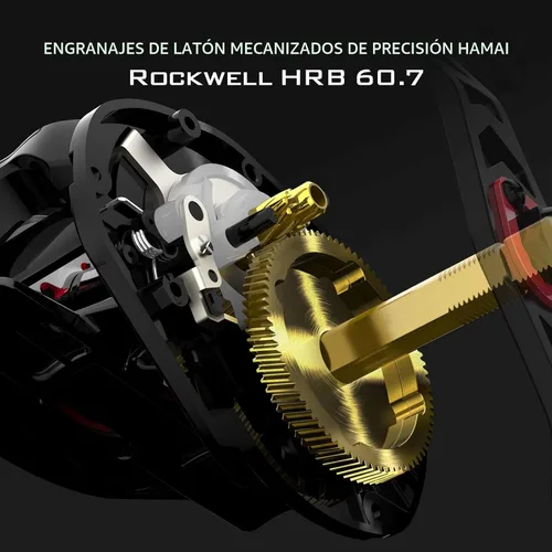 Vista 4 de KastKing Royale Legend II Baitcasting Reels, Available in 5.4:1 and 7.2:1 Negro-izquierda