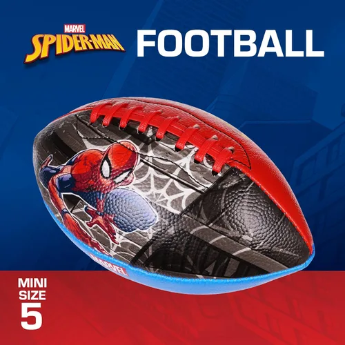 Vista 2 de Fútbol juvenil Marvel Avengers Spider-Man, pequeño Mini Peewee para niños, tamaño 5, rojo
