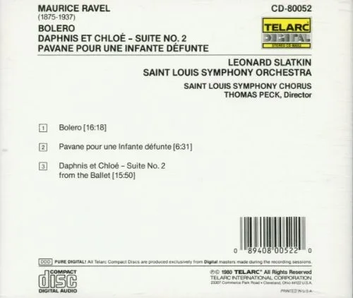 Vista 2 de Bolero: Suite Daphnis y Chloe No. 2 / Pavane Pour Une Infante Defunte