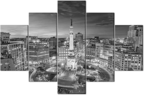 Vista 31 de Impresión fotográfica de paisajes oceánicos en blanco y negro, obra de arte en lienzo de paisaje marino, estirado y enmarcado, lienzo de ojo