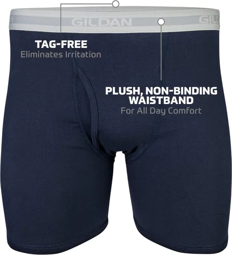 Vista 2 de Gildan Men's Underwear Boxer Briefs, Multipack