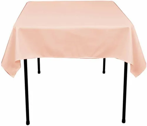 Vista 16 de Mantel cuadrado de poliéster 72"x72" (azul Acqua)