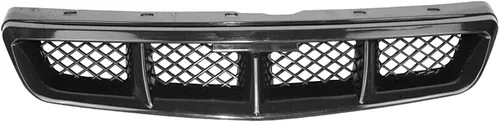 Vista 9 de Protector de rejilla superior para parachoques delantero, malla ABS negra, entrada de aire para Honda Civic EJ/EK Type R 1996-1998