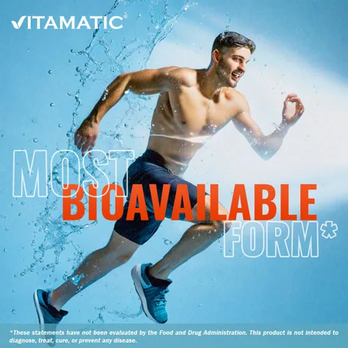 Vista 4 de Vitamatic Polvo de ácido hialurónico 200 mg - Apoya el tejido conectivo y las articulaciones saludables saludables - Promueve una piel saludable