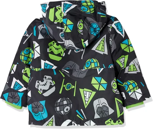 Vista 3 de Spotted Zebra Disney Marvel Abrigos acolchados cálidos de Star Wars para niños y niños pequeños