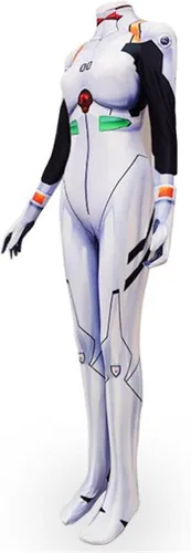Vista 3 de Yeahfits Evangelion - Disfraz de superhéroe para Halloween, traje de tela de licra