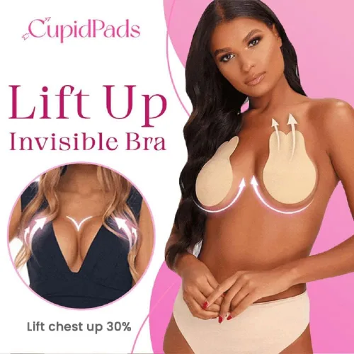 Vista 2 de Cupid Pads - Brasier invisible 2022, brasier adhesivo para levantamiento de senos