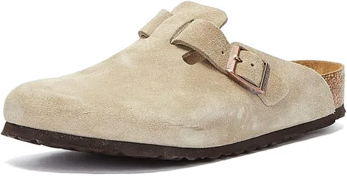 Vista 24 de Birkenstock Zuecos de gamuza Boston para mujer