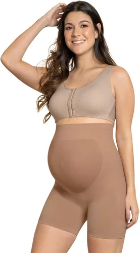 Vista 2 de Leonisa Bragas de apoyo de maternidad sin costuras para mujer