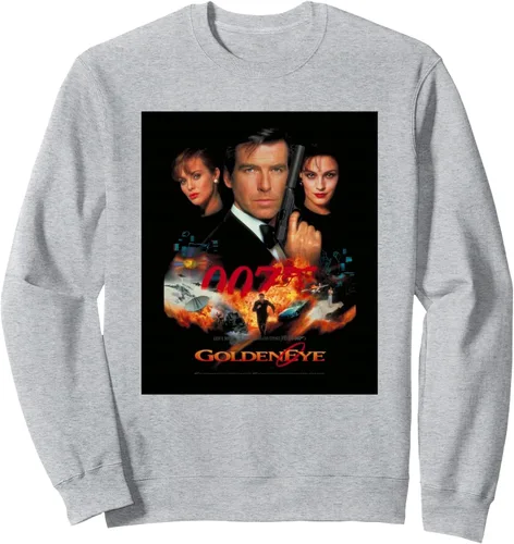 Vista 3 de Official James Bond 007 GoldenEye Sweatshirt Negro
