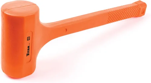 Vista 10 de Titan 63008 Martillo de Golpe Muerto de 8 onzas con Cabeza Rellena de Perdigones de Acero, Resistente a Chispas y Rebotes, Mango Texturizado Tipo