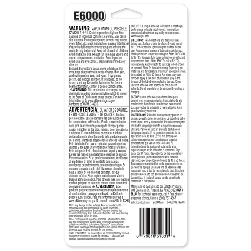 Vista 2 de E6000 5510310 Adhesivo para manualidades Mini (paquete de 4)