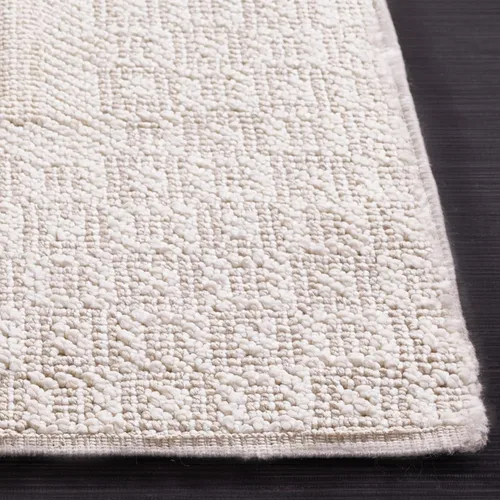 Vista 3 de SAFAVIEH Trends Collection - Alfombra para pasillo, 2 pies 2 pulgadas x 8 pies, color beige y marfil, diseño texturizado moderno, no desprende