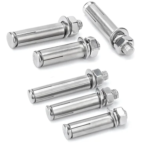 Vista 4 de Pernos de expansión, 304 Acero Inoxidable Externo Tuerca Hexagonal Tornillo de Expansión Pernos de Manga Ancla M6x60mm 8Pcs