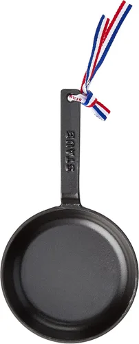 Vista 3 de STAUB Mini sartén de hierro fundido, negro, 4.7 in