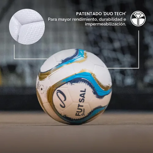 Vista 4 de Senda Vitoria Premium Match Pelota de Futsal, Certificada de Comercio Justo