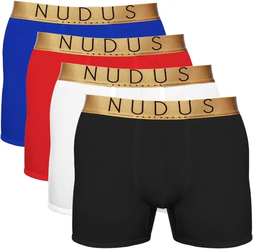 Vista 11 de NUDUS - Ropa interior de rayón de bambú para hombre, paquete de 4 unidades de ropa interior de doble bolsa para hombre, set de regalo de ropa