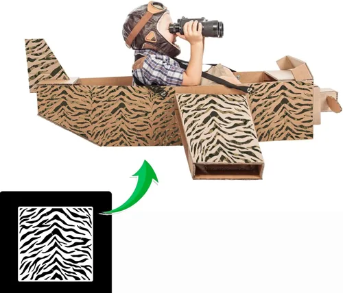 Vista 2 de 9 plantillas de camuflaje para pintura en aerosol, plantillas de patrón de camuflaje, plantillas de pintura de camuflaje digital reutilizables