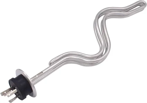 Vista 9 de DERNORD Calentador de agua de inmersión de acero inoxidable con elemento calefactor de ondulación de triple abrazadera de 240 V 5500 W con enchufe