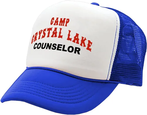Vista 8 de Camp Crystal Lake Counselor - Halloween - Gorra de camionero estilo retro vintage