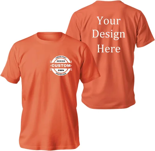 Vista 8 de Camisetas personalizadas Diseña las tuyas propias para hombres y mujeres Camisetas personalizadas Añade tu logo/foto/texto Camisetas personalizadas