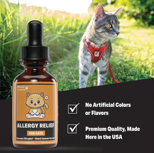 Vista 4 de Alivio natural de la alergia para gatos Apoya la alergia y el alivio de la picazón para gatos Alergia a los gatos Alivio de la picazón