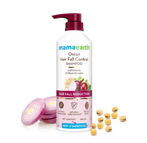 Vista 8 de MAMAEARTH Champú de cebolla con queratina de cebolla y plantas 8.45 fl oz (8.5 fl oz)
