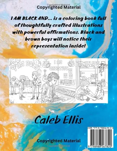 Vista 2 de I AM BLACK AND ... Positive Affirmation Coloring Book for Black Boys Build Confidence, Self-Esteem, and Mindset Inspirational African American